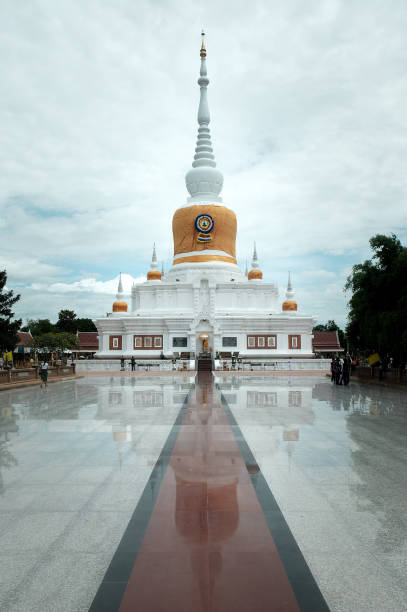 istock White Thai pagoda in Wat Pra Tad Na Dun 1219368219