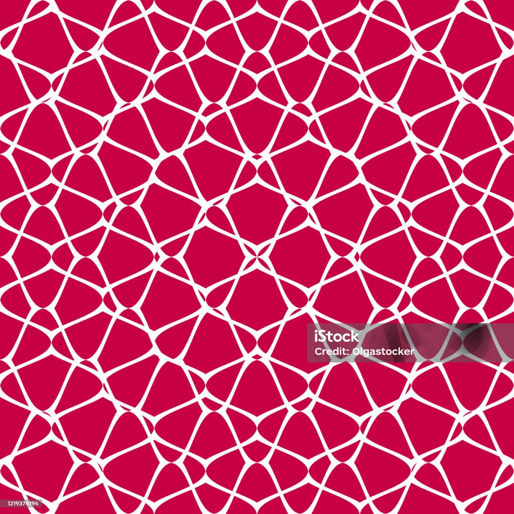 Rednet Pattern Vector Mesh Seamless Pattern Red And White Background Net Grid Lattice ...