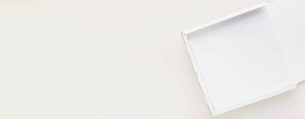 istock banner of empty cardboard box pizza packaging for restaurants, menus or advertising 1219380647