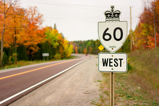 Highway 99 South Sign, British Columbia, Canada