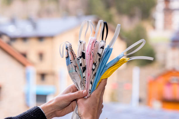 istock Modern homemade masks using to protect from coronavirus. Covid 19 1219395949