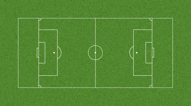 istock Football/Soccer Field Overhead 1219406727