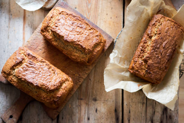 istock Plain banana breads and one carrot cakes 1219416115