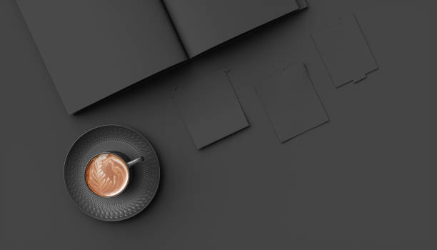 istock black cup of coffee next to a black blackboard 1219418648
