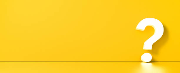 istock Question mark in front of a color wall background. Business support concept - 3D Rendering 1219420746