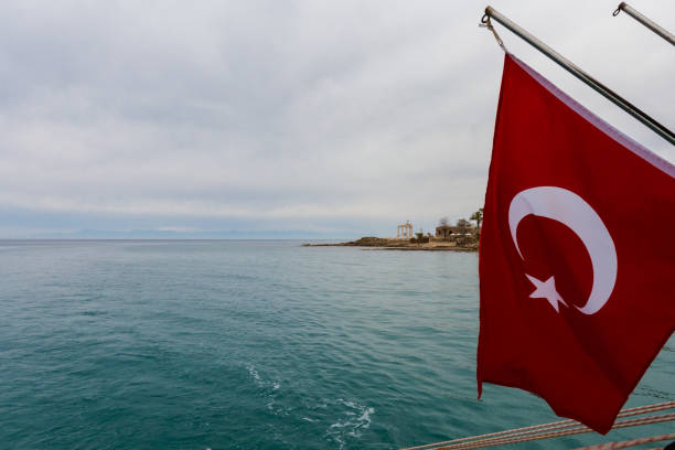 istock Ancient harbour of Side, Turkey 1219422345