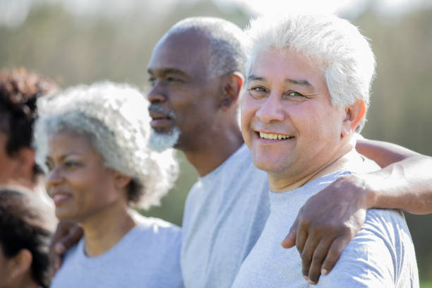 istock Senior volunteers helping out their community 1219423301