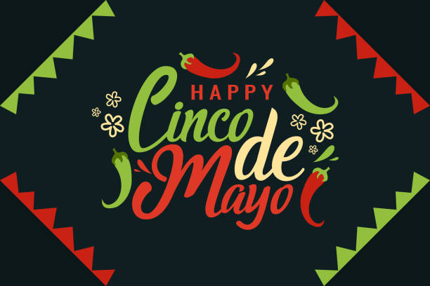 May 5 Cinco de mayo greeting card or background. vector illustration. hispanic day illustrations stock illustrations