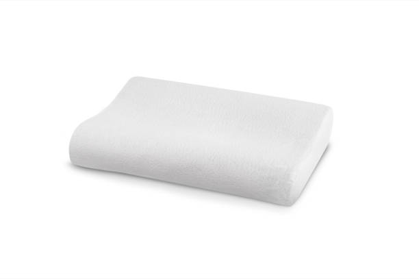 istock Orthopedic Pillow with a Memory Effect. Medical treatment pillow for sleep. Comfort Memory Pillow under the head with a recess under the shoulder isolated on white background. Sleeping Support Pillow 1219432191