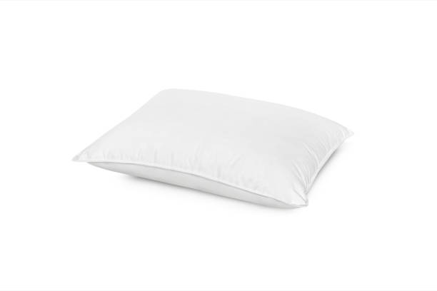 istock Orthopedic Pillow with a Memory Effect. Medical treatment pillow for sleep. Comfort Memory Pillow under the head with a recess under the shoulder isolated on white background. Sleeping Support Pillow 1219432193