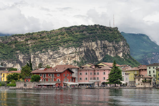 Torbole town on lake Garda