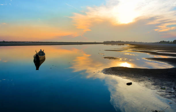 golden hour in Majuli ,Assam.