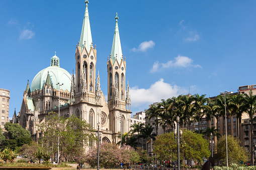 The Sao Paulo See Metropolitan Cathedral \