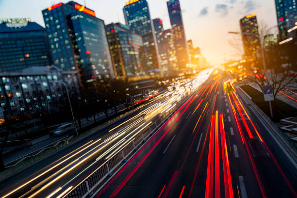 istock City lights at blue hour 1219439779
