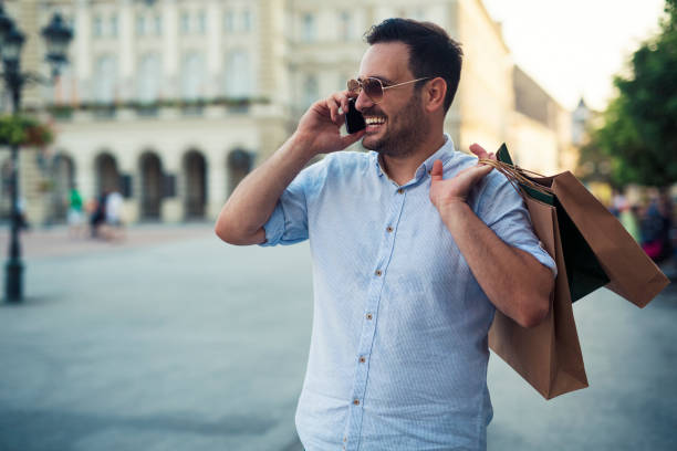 istock Man in shopping 1219442102