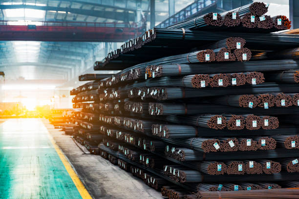 istock Steel Wire in Coil warehouse 1219443708