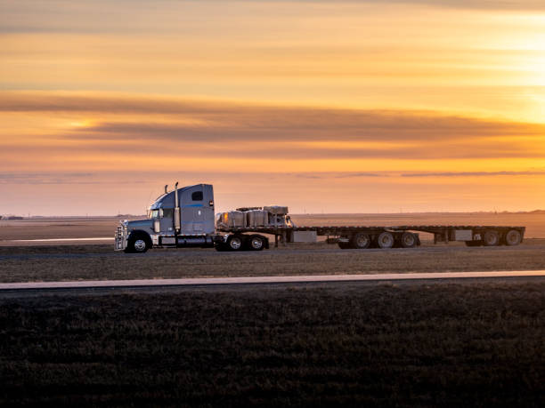 istock Semi Truck On the  Rural Trans-Canada Highway 1219445207