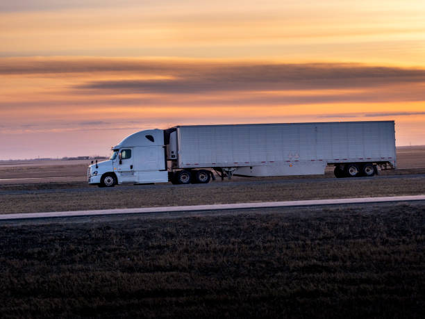 istock Semi Truck On the  Rural Trans-Canada Highway 1219445209