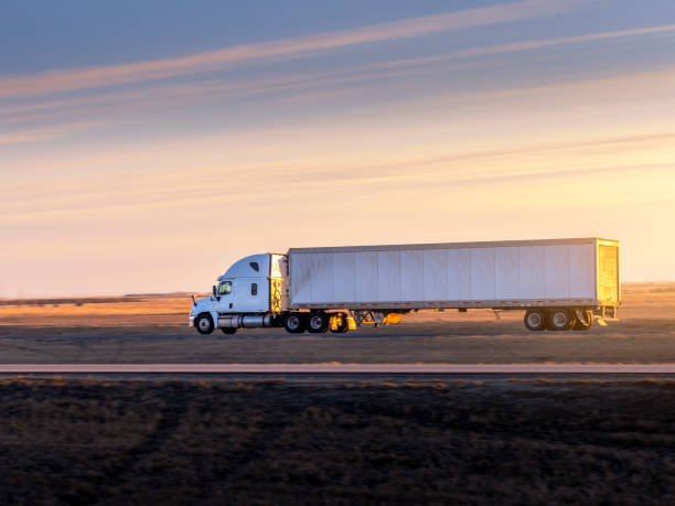 istock Semi Truck On the  Rural Trans-Canada Highway 1219445210