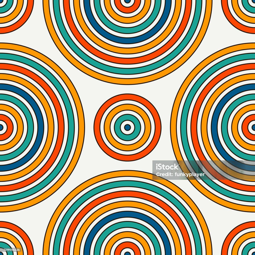 Ilustración de Patrón Sin Costuras Con Figuras Geométricas Círculos Repetidos Fondo De Pantalla Fondo Abstracto Con Vórtices De Colores Brillantes y más Vectores Libres de Derechos de Abstracto - iStock Ilustración de Patrón Sin Costuras Con Figuras Geométricas Círculos Repetidos Fondo De Pantalla Fondo Abstracto Con Vórtices De Colores Brillantes y más Vectores Libres de Derechos de Abstracto - iStock