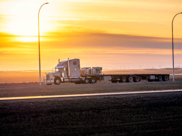 istock Semi Truck On the  Rural Trans-Canada Highway 1219445231