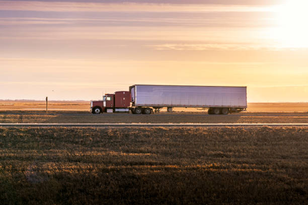 istock Semi Truck On the  Rural Trans-Canada Highway 1219445299