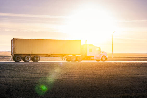 istock Semi Truck On the  Rural Trans-Canada Highway 1219445300