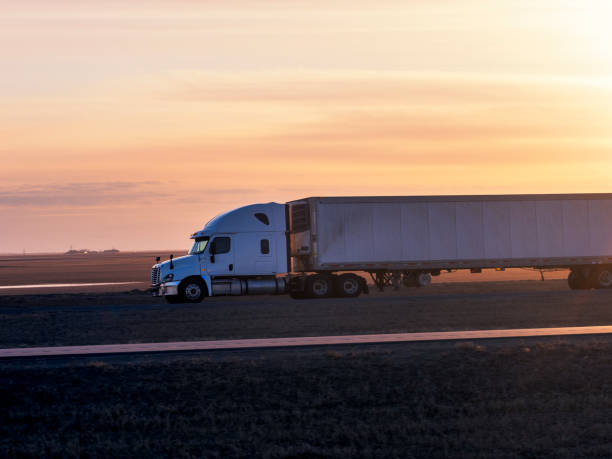 istock Semi Truck On the  Rural Trans-Canada Highway 1219445371