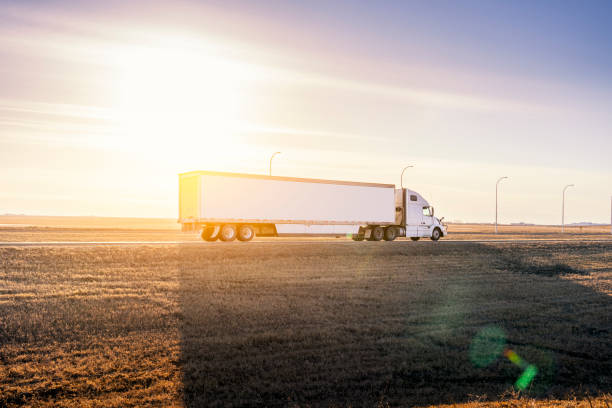 istock Semi Truck On the  Rural Trans-Canada Highway 1219445384