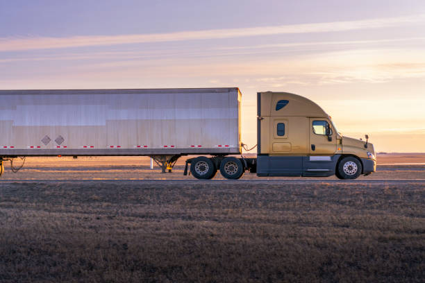 istock Semi Truck On the  Rural Trans-Canada Highway 1219445392