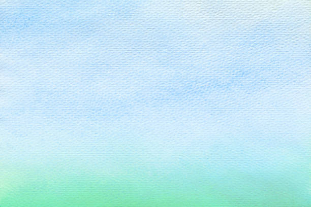 istock Blue azure turquoise and green abstract watercolor background for textures backgrounds and web banners design. Spring summer concept background. 1219456586
