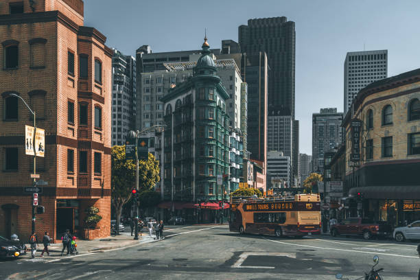 August 10, 2018, San Francisco, California - View of San Francisco Street