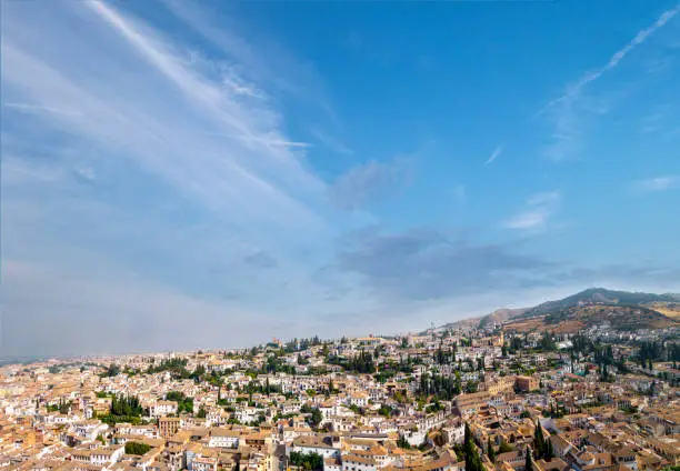 city view of Montefrio, Province of Granada spain