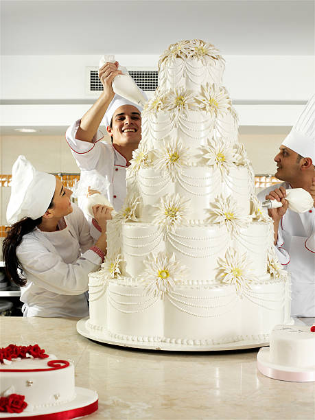 istock Team spirit in pastry 121947788
