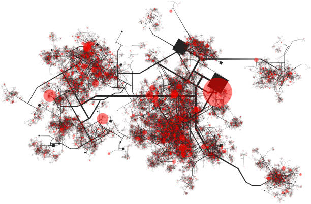 Infected City Infected City Pandemic Contact Tracing Quarantine Containment tracing stock pictures, royalty-free photos & images