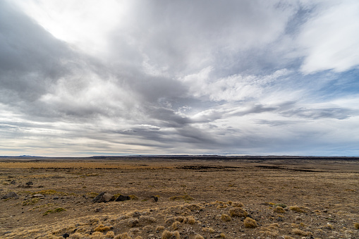 Argentinian Patagonia steppe near to Tres Lagos