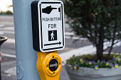 Push for Walk pedestrian Button in NYC