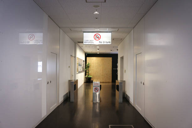 istock Passage to the arrival lobby at the airport 1219482068