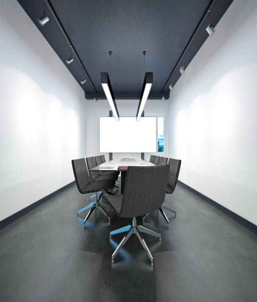 istock 3d render conference and meeting room 1219483576