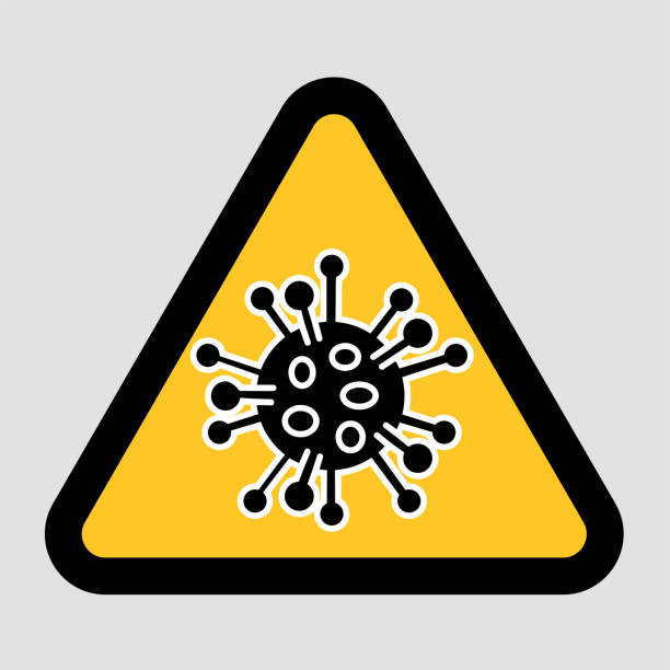 istock Corona Virus precaution sign. Lockdown Pandemic stop Novel Coronavirus outbreak covid-19. 1219484525