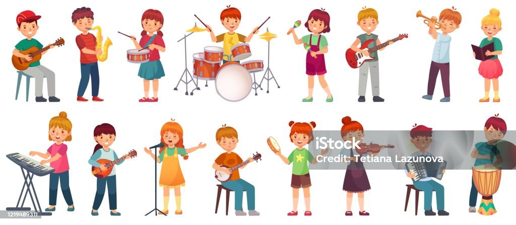 Ilustración de Los Niños De Dibujos Animados Tocan Música Un Niño Talentoso Tocando En Instrumentos Musicales Clases De La Escuela De Música Joven Cantante Niño Músico Vector Ilustración Conjunto y más Vectores Ilustración de Los Niños De Dibujos Animados Tocan Música Un Niño Talentoso Tocando En Instrumentos Musicales Clases De La Escuela De Música Joven Cantante Niño Músico Vector Ilustración Conjunto y más Vectores