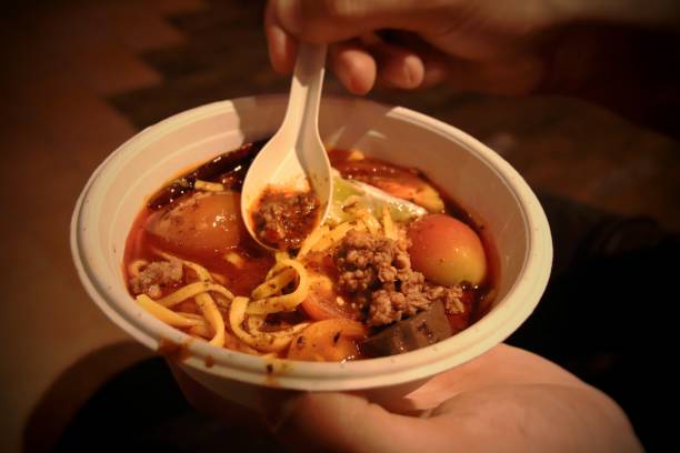 istock Traditional Malaysian Wheat Noodles 1219495141