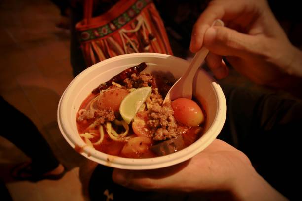 istock Traditional Malaysian Wheat Noodles 1219495144