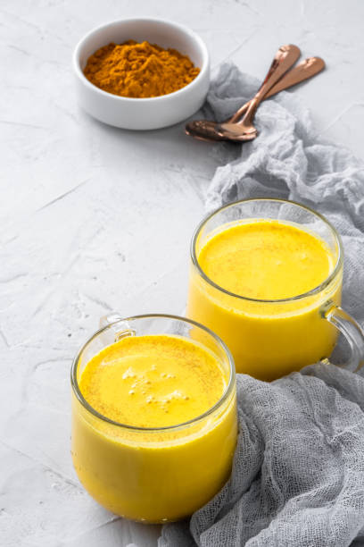 istock Turmeric Golden Milk. Vegan Milk. 1219499102