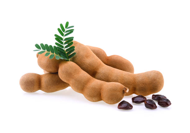 istock Tamarind isolated on a white background 1219499884