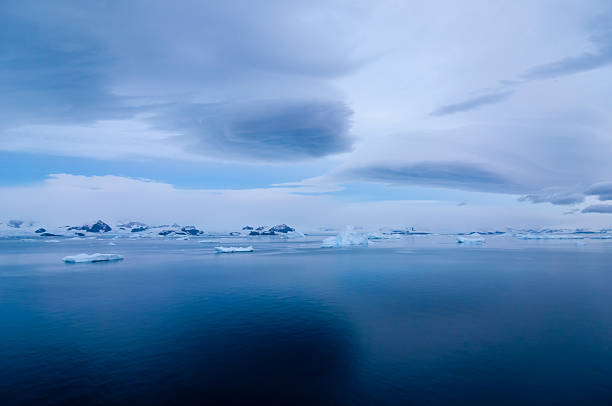 Tranquil Antarctica stock photo