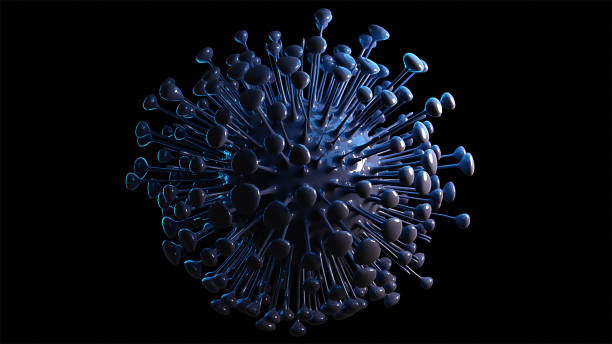 istock Model of Corona virus 2019-nCov  virus. 3d rendering. 1219508007