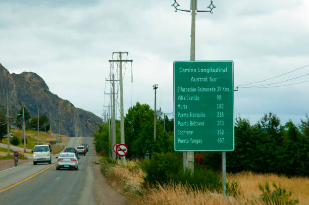 Carretera Austral Road in Coyhaique - Chile