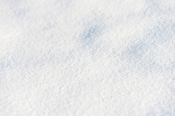 istock Close up of white snow background 1219511601