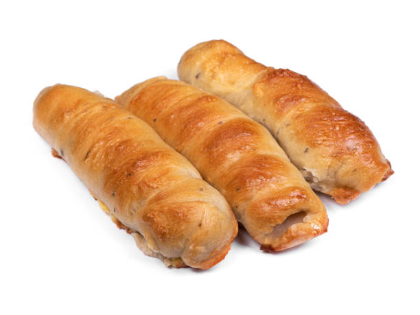 istock Sausage in the dough 1219520029